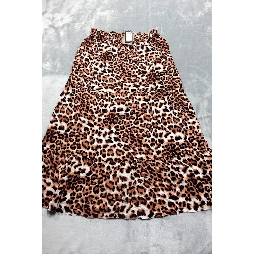 Vero Moda Women's Large Tan Aopleo Easy Joy Maxi Skirt NWT - Picture 1 of 9
